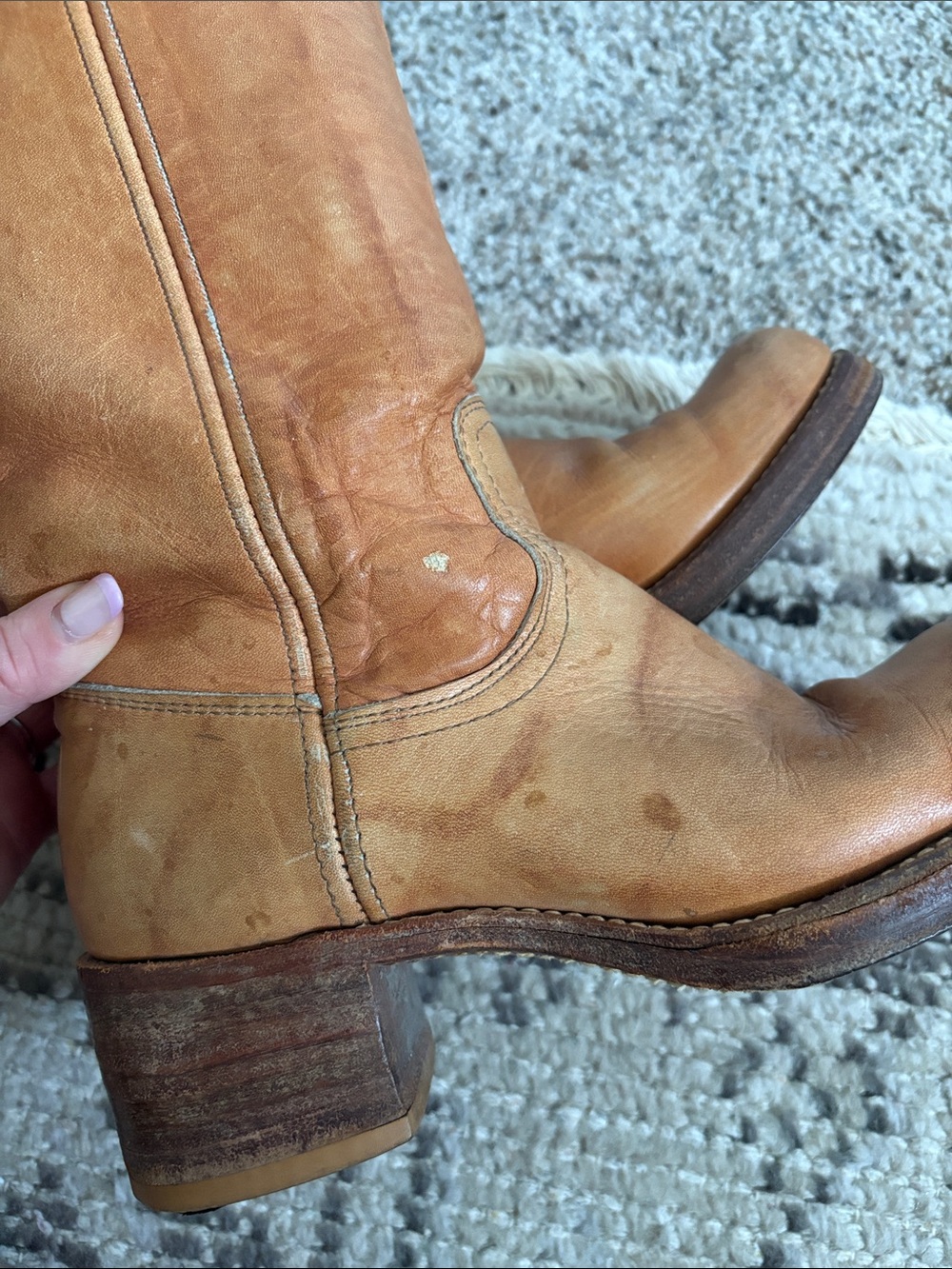 Vintage Frye campus 14L boots size 6 - Picture 9 of 13